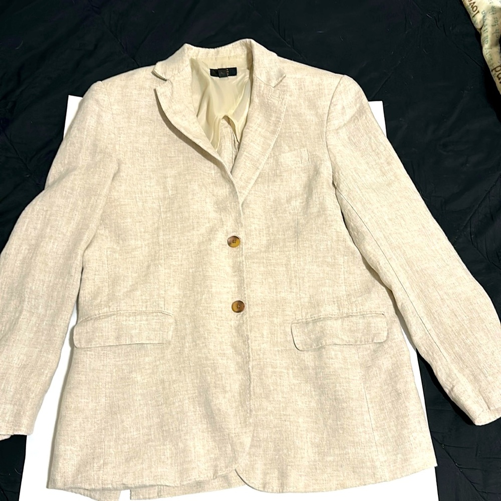 Men’s khaki Linen light weight sports coat